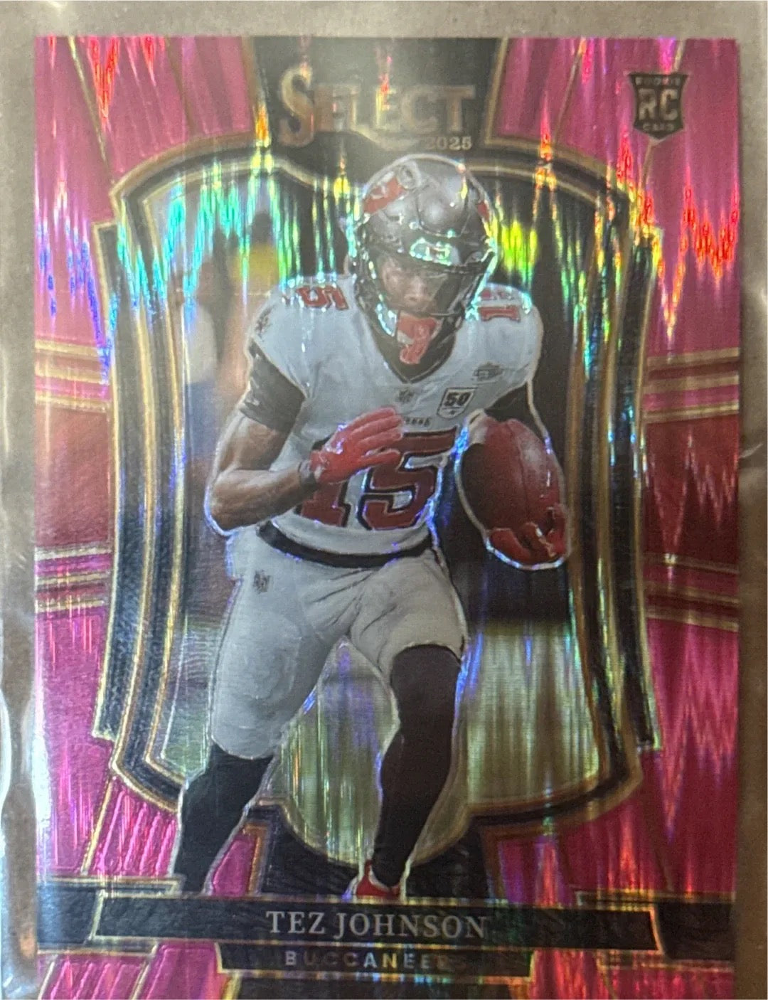 2023 Tez Johnson Panini Select  Pink Prizm