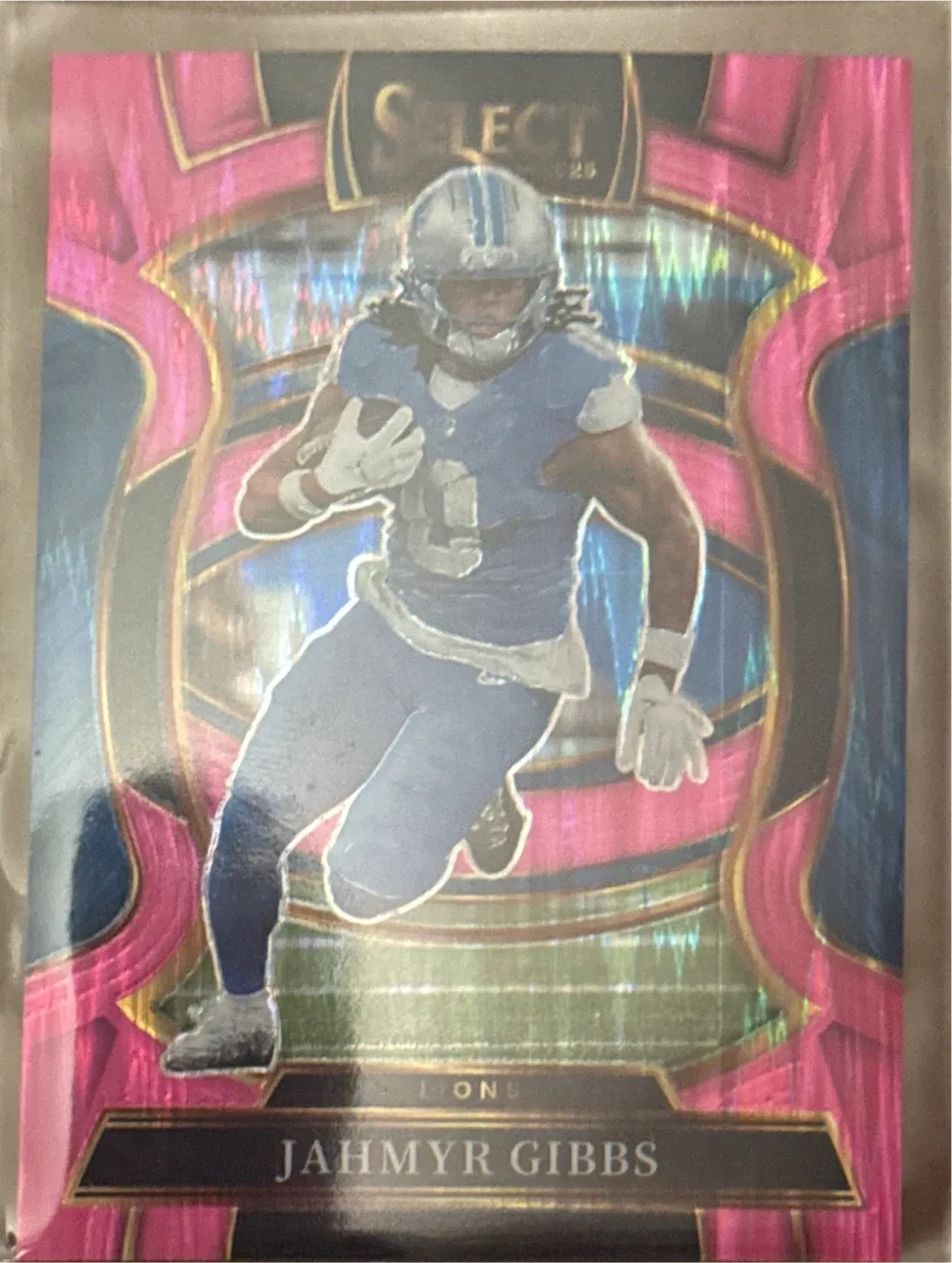 2023 Jahmyr Gibbs Panini Select Pink Prizm