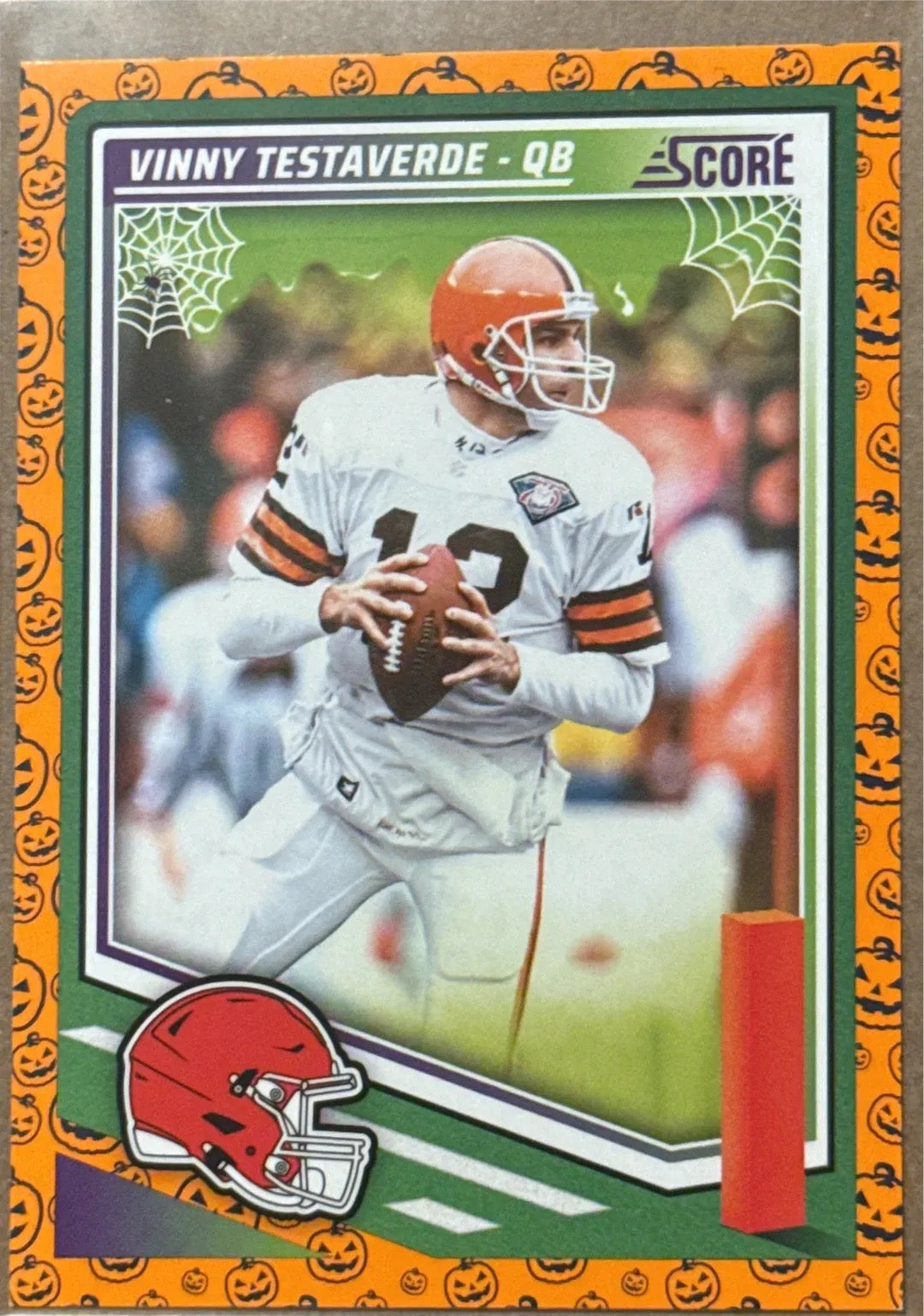 Vinny Testaverde QB #15 Score-A-Treat Trading Card