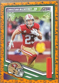 Christian McCaffrey RB #23 Score-A-Treat Trading Card