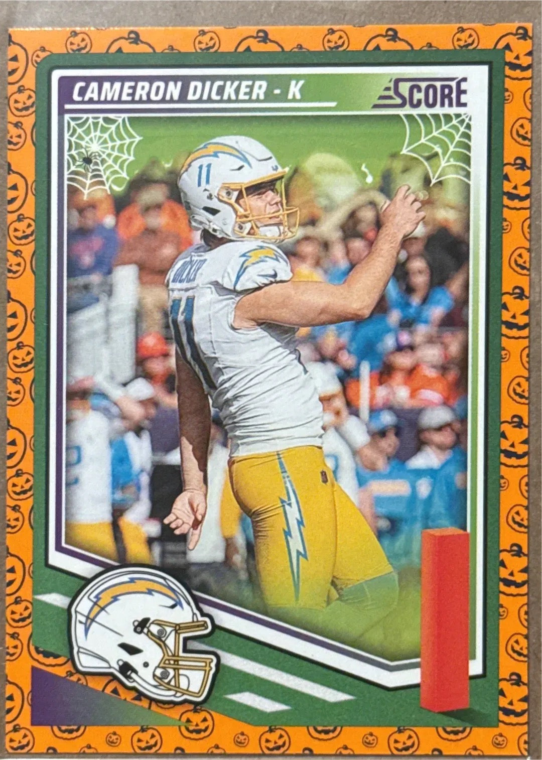 Cameron Dicker K #11 Score-A-Treat Trading Card