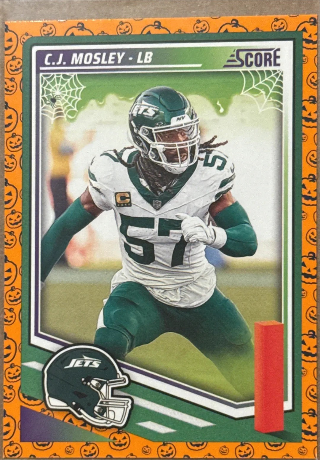 C.J. Mosley LB #57 Score-A-Treat Trading Card