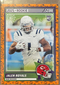 2025 Jalen Royals WR Score-A-Treat Rookie Trading Card