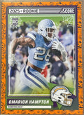 2025 Omarion Hampton RB #28 Score-A-Treat Rookie Trading Card