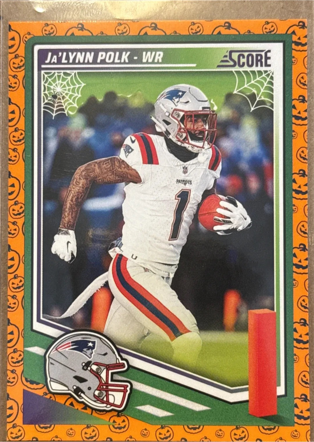 Ja'Lynn Polk WR #1 Score-A-Treat Trading Card
