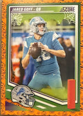 Jared Goff QB Score-A-Treat Trading Card