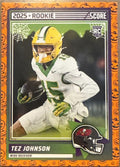 Tez Johnson 2025 Rookie Score-A-Treat Halloween NFL Score Trading Card – Tampa Bay Buccaneers WR