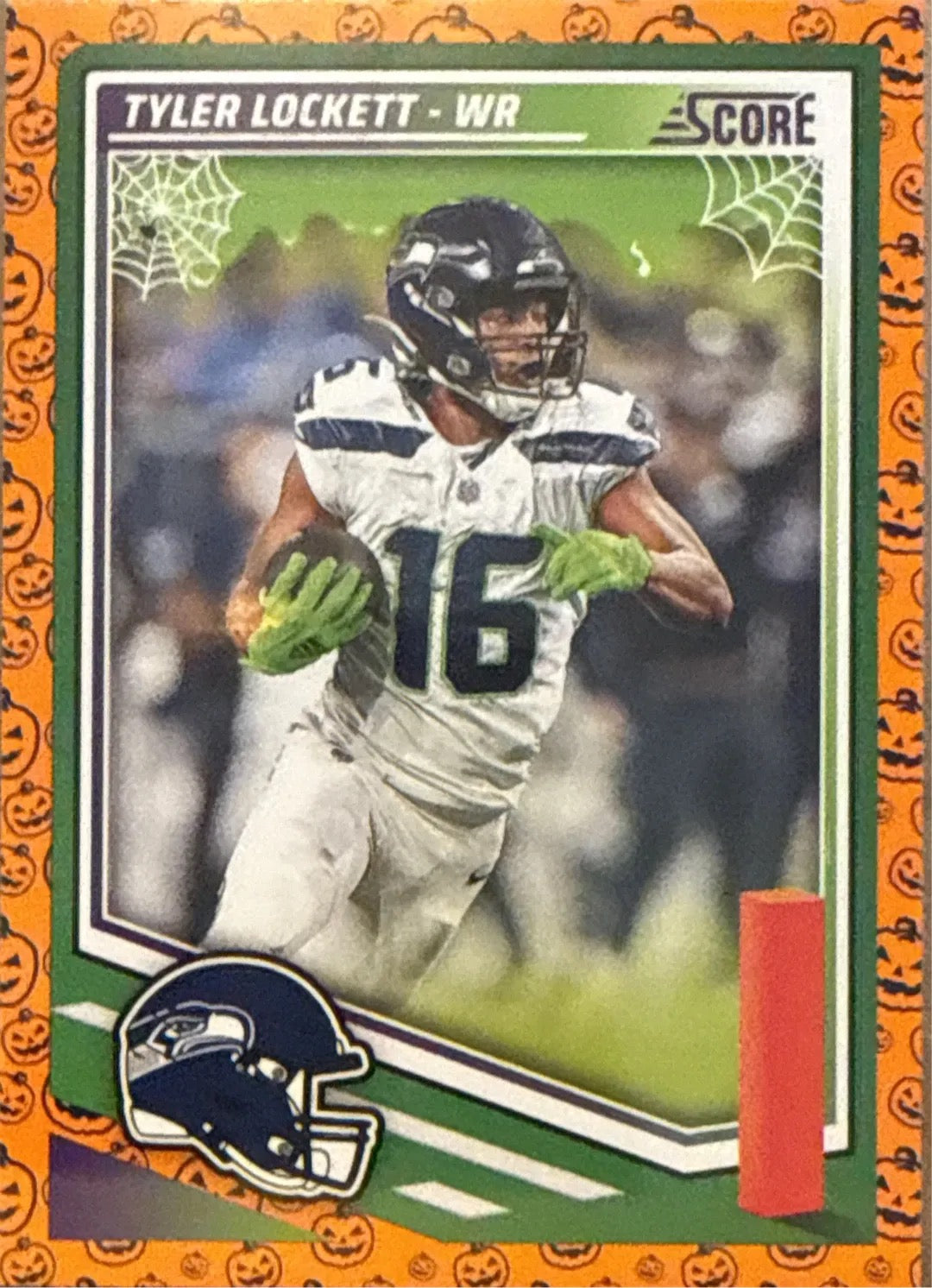 Tyler Lockett Score-A-Treat Halloween NFL Score Trading Card – Seattle Seahawks WR