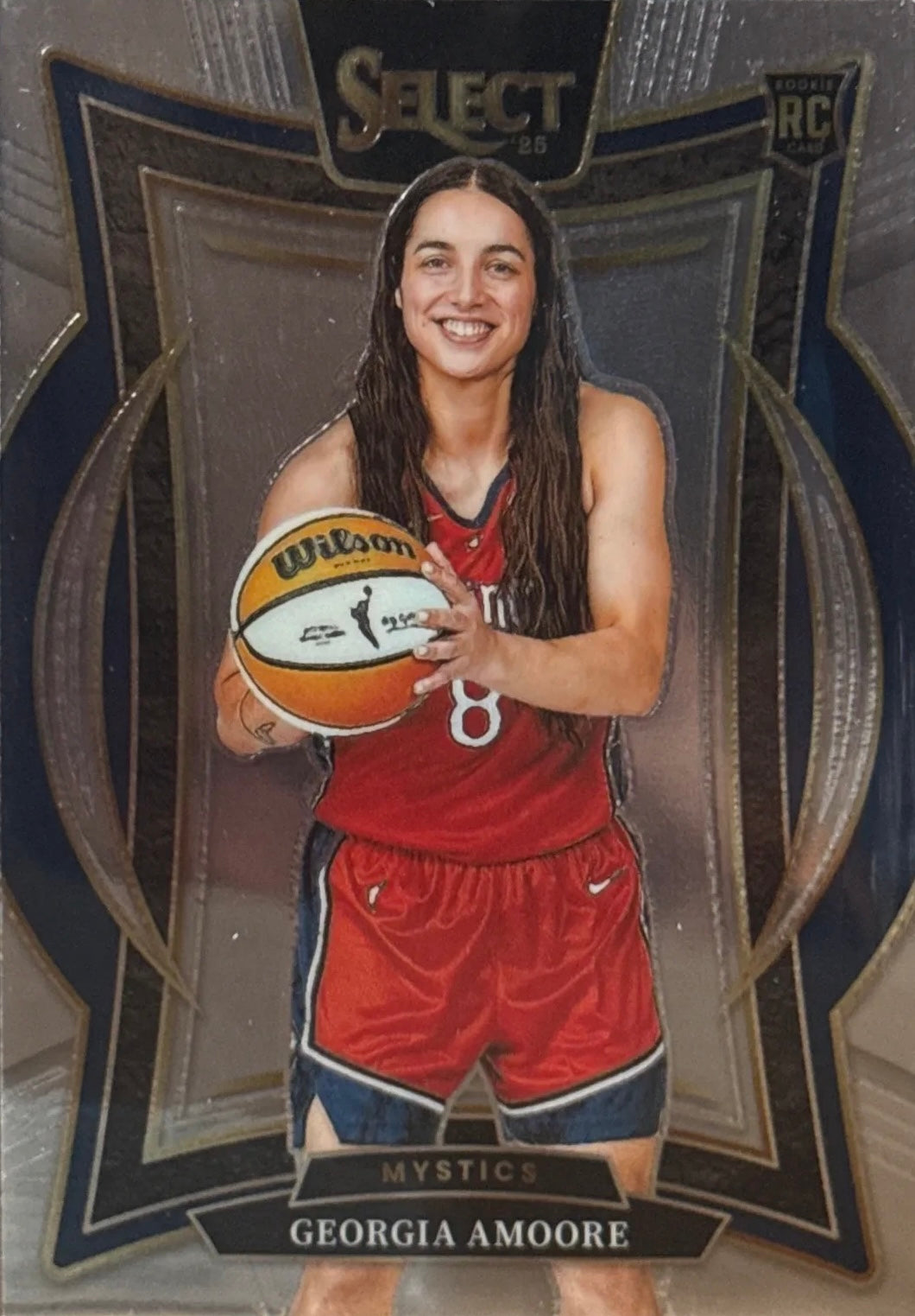 Georgia Amoore 2025 Rookie Panini Select WNBA Trading Card – Washington Mystics PG
