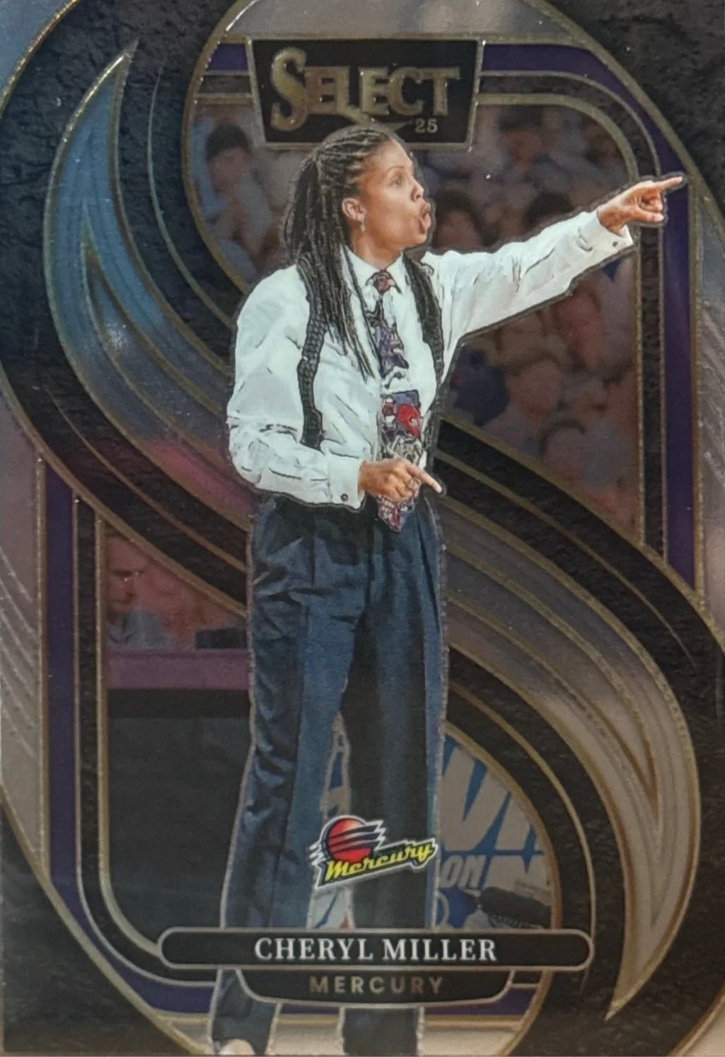 Cheryl Miller 2025 Panini Select WNBA Trading Card – Phoenix Mercury Head Coach