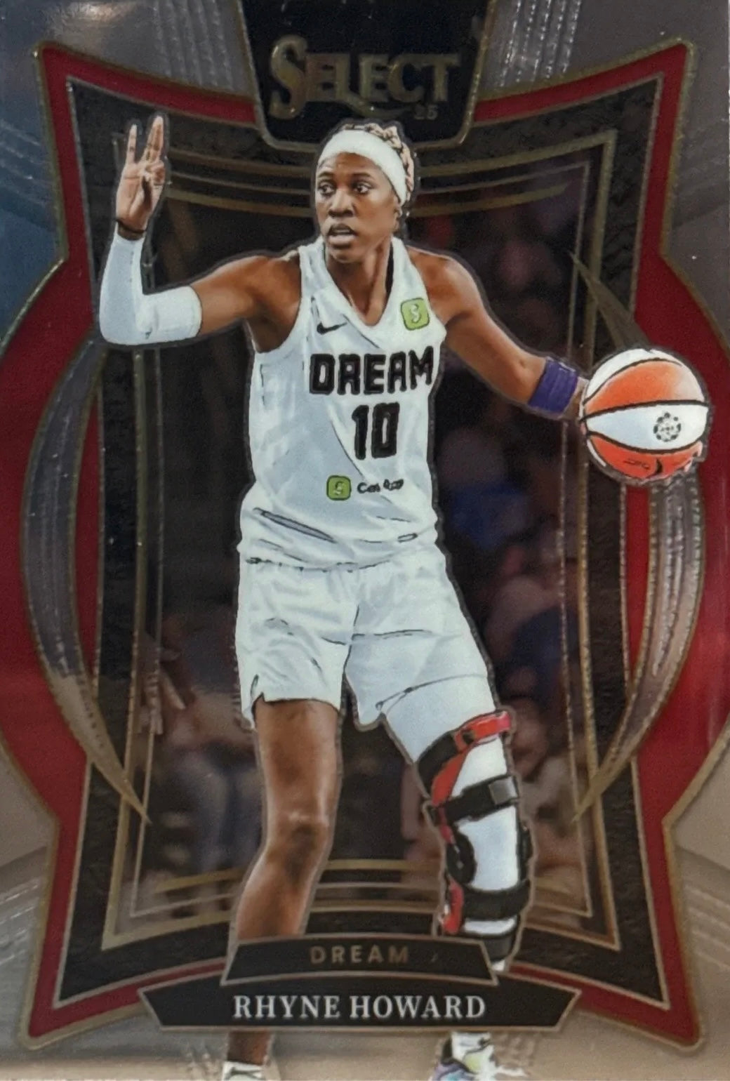 Rhyne Howard 2025 Panini Select WNBA Trading Card – Atlanta Dream Guard Red Trim