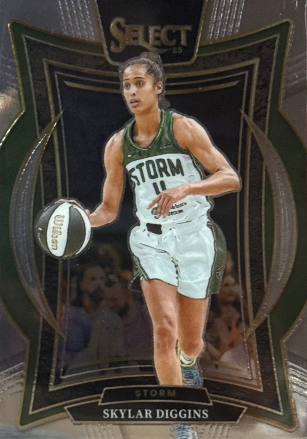 Skylar Diggins 2025 Panini Select WNBA Trading Card – Seattle Storm PG Silver