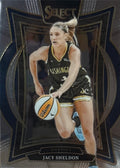 Jacy Sheldon 2025 Panini Select WNBA Trading Card – Washington Mystics Guard Silver