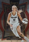 Lexie Hull 2025 Panini Select WNBA Trading Card – Indiana Fever Guard Red Trim
