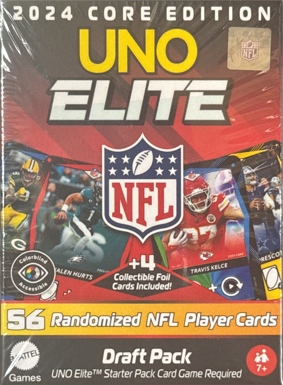 UNO Elite NFL Draft Pack 2024 Core Edition – Back