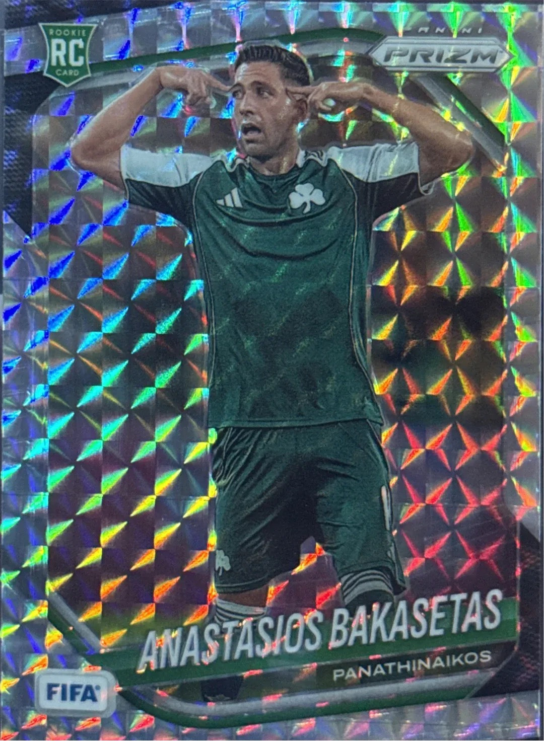 Anastasios Bakasetas Panini Prizm FIFA Rookie Card – Panathinaikos