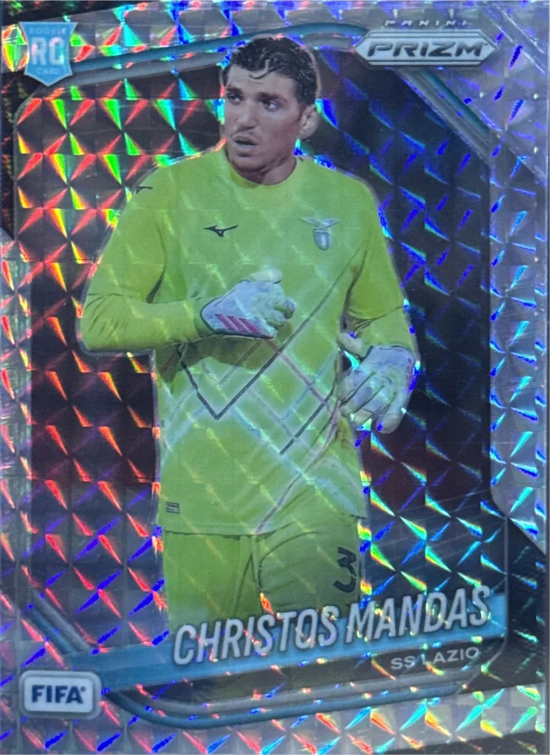 Christos Mandas Panini Prizm FIFA Rookie Card – SS Lazio